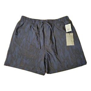 NEW Royalty For Me Techo Men's L Navy Tie Dye Short 4 Way Stretch Wrinkle Free